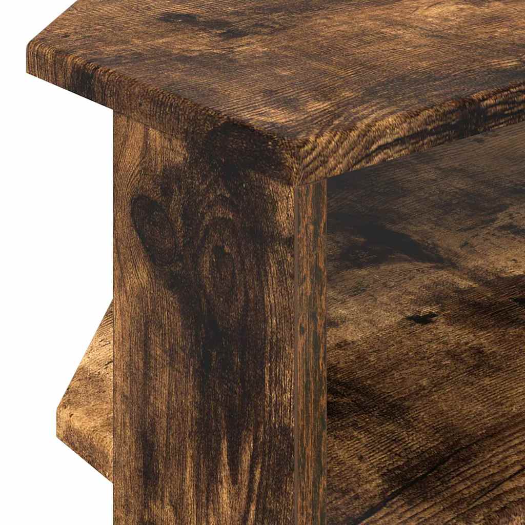 MobileTVAngolare Rovere fumé 102x40,5x45cm Legno multistrato | homemem39
