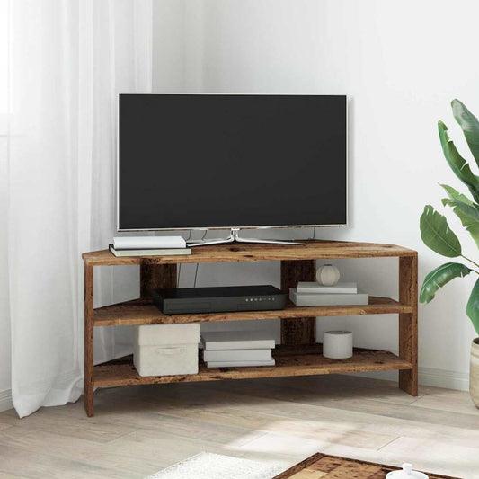 MobileTVAngolare Legno vecchio 102x40,5x45cm Legno multistrato | homemem39