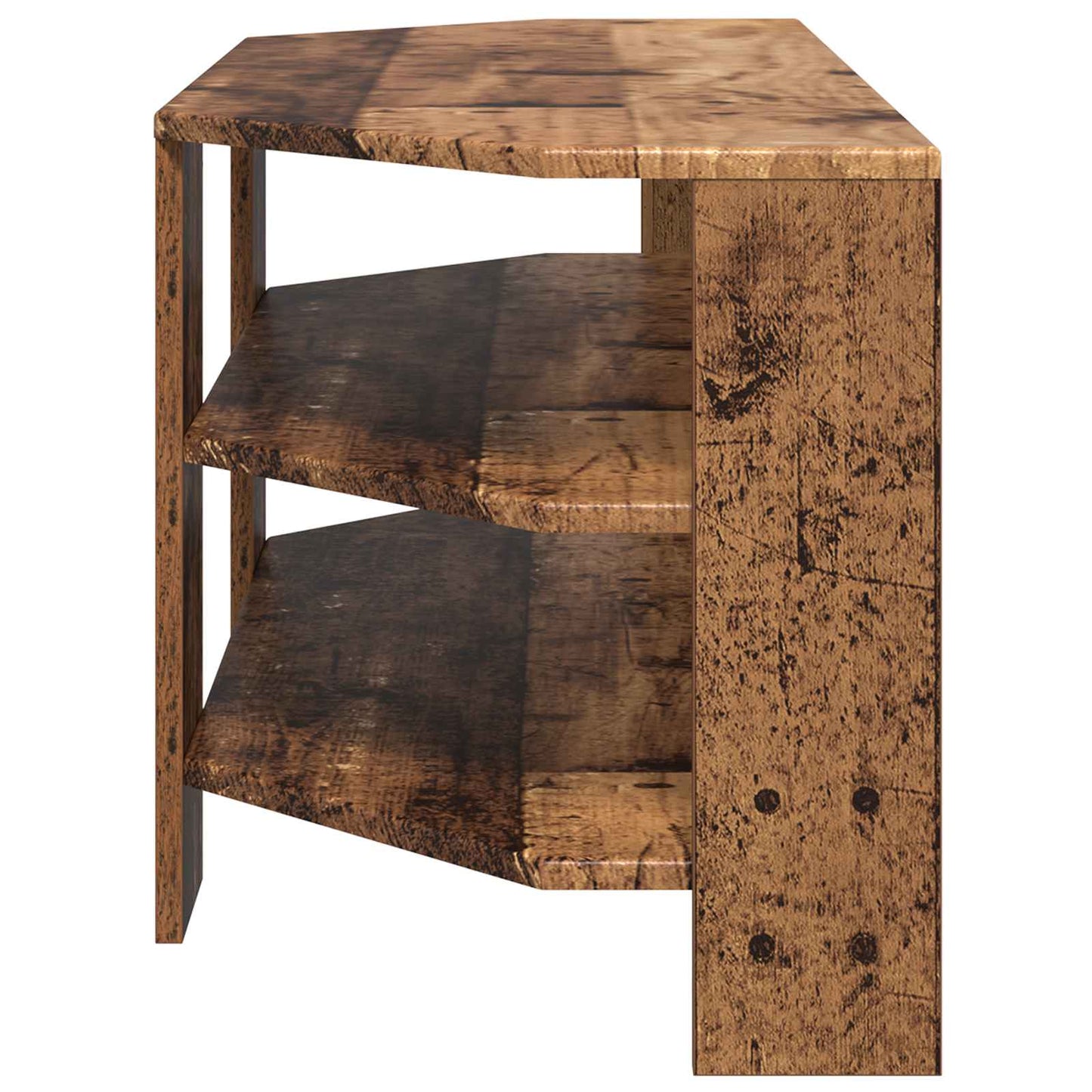 MobileTVAngolare 102x40,5x45cm Legno vecchio