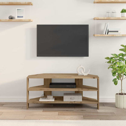 MobileTVAngolare Rovere artigianale 102x40,5x45cm