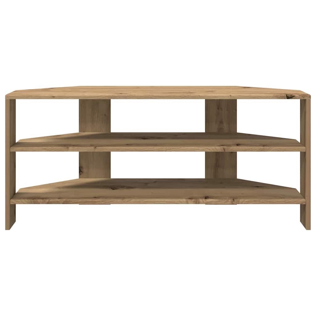MobileTVAngolare Rovere artigianale 102x40,5x45cm | homemem39