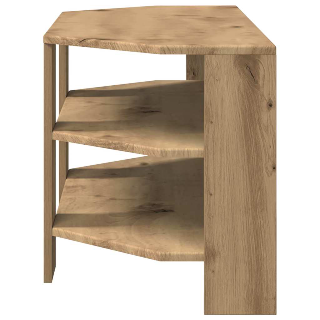 MobileTVAngolare Rovere artigianale 102x40,5x45cm | homemem39