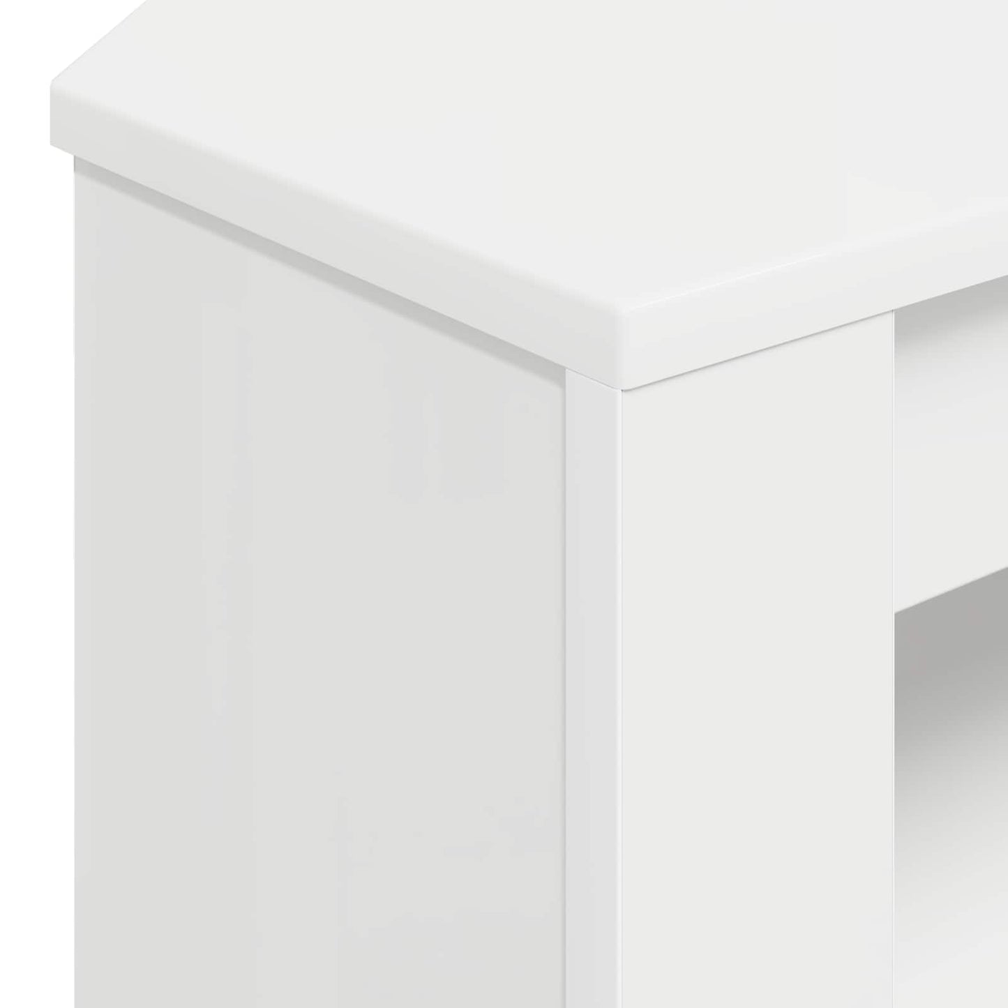 MobileTVAngolare 102 x 40,5 x 45 cm Bianco Legno ingegnerizzato