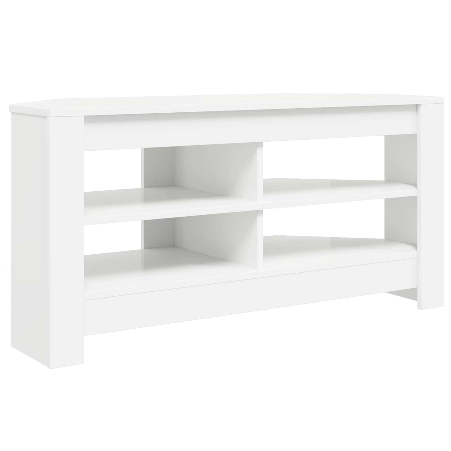 MobileTVAngolare 102 x 40,5 x 45 cm Bianco Legno ingegnerizzato