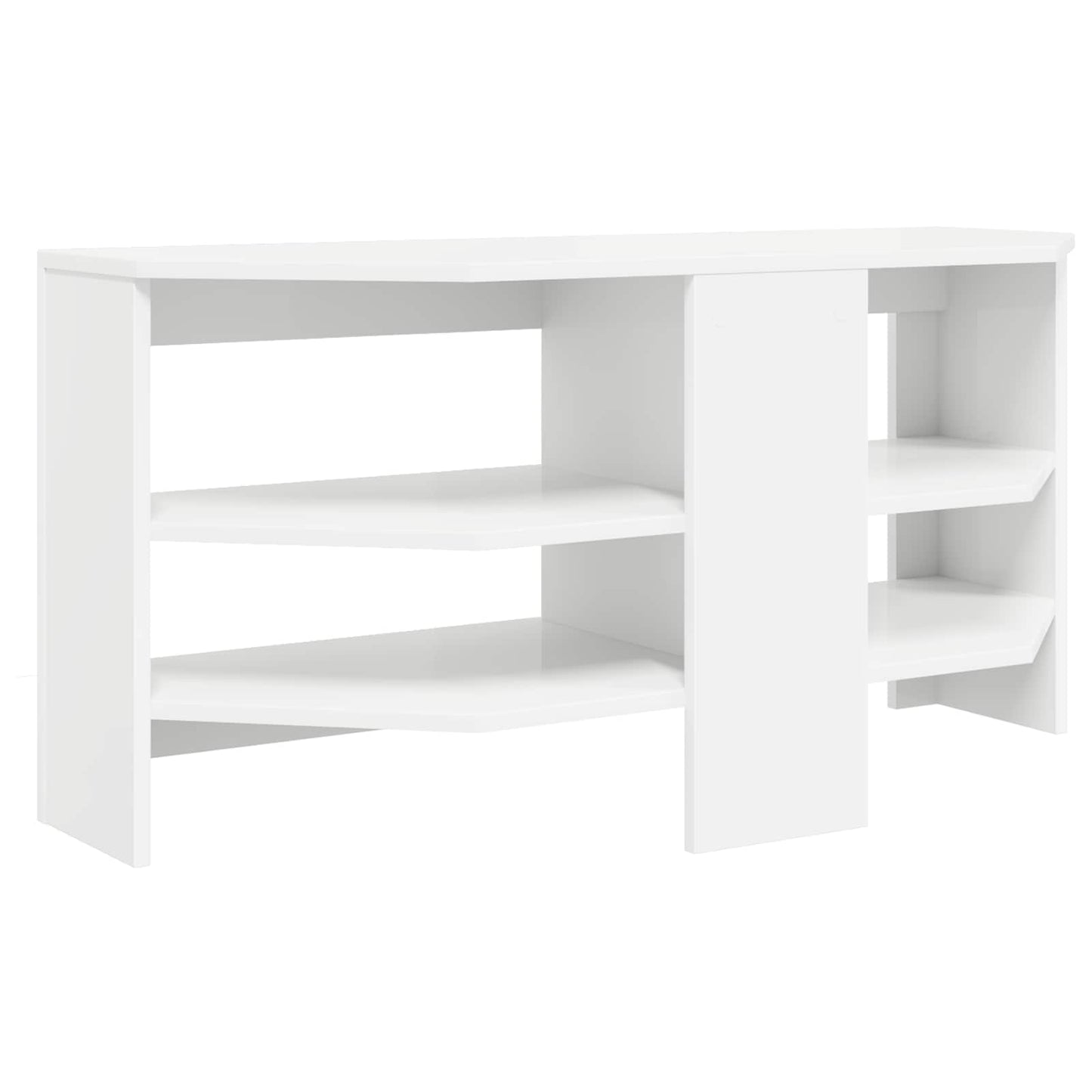 MobileTVAngolare 102 x 40,5 x 45 cm Bianco Legno ingegnerizzato