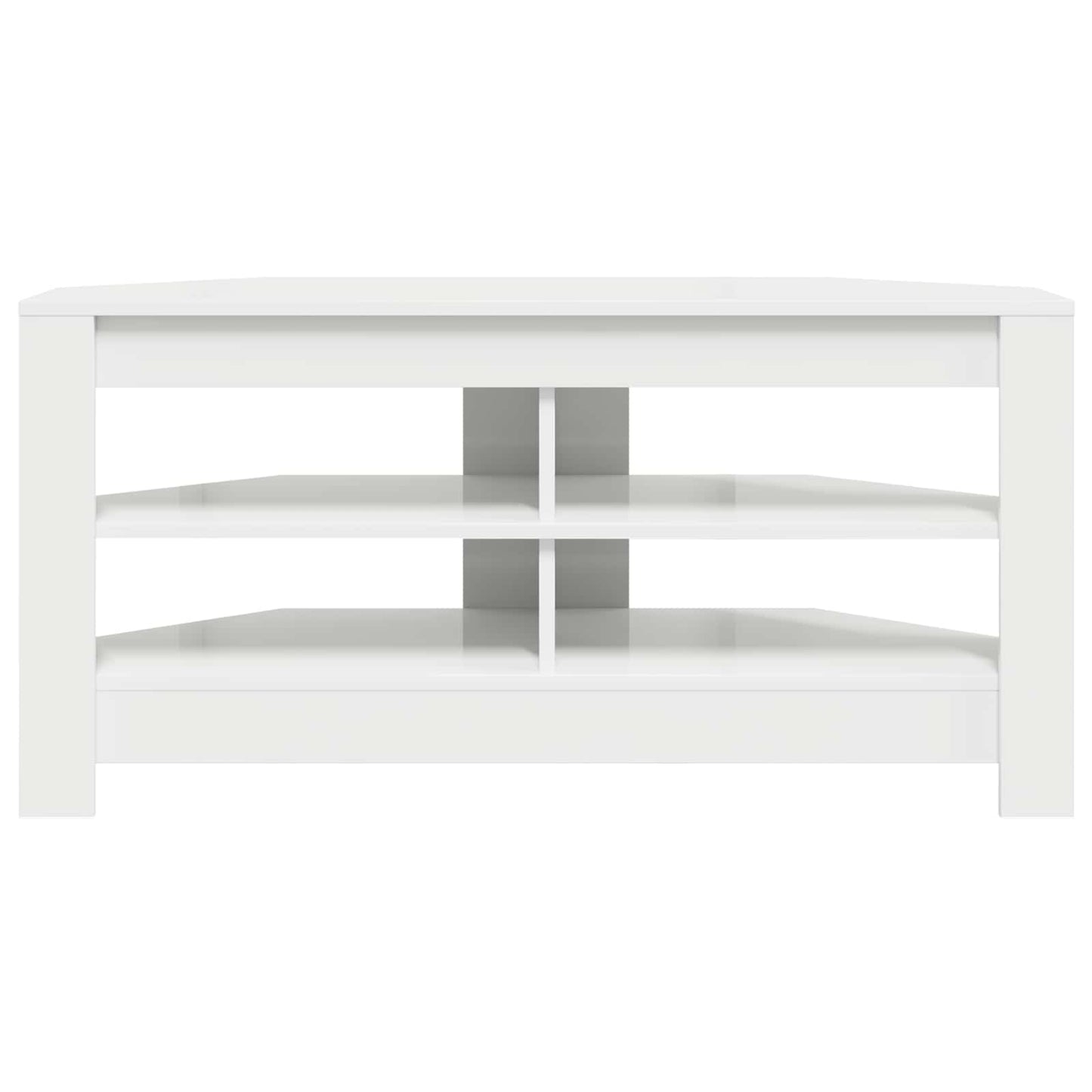 MobileTVAngolare 102 x 40,5 x 45 cm Bianco Legno ingegnerizzato
