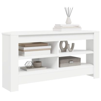 MobileTVAngolare 102 x 40,5 x 45 cm Bianco Legno ingegnerizzato