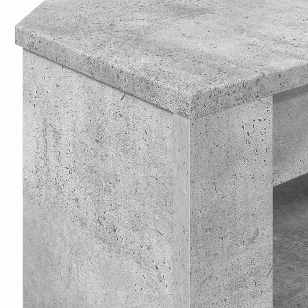 MobileTVAngolare 102 x 40,5 x 45 cm Grigio cemento