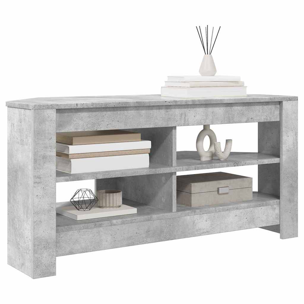 MobileTVAngolare 102 x 40,5 x 45 cm Grigio cemento