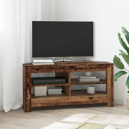 MobileTVAngolare 102 x 40,5 x 45 cm Legno vecchio