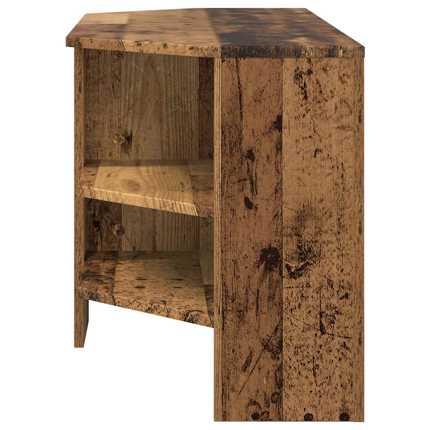 MobileTVAngolare 102 x 40,5 x 45 cm Legno vecchio