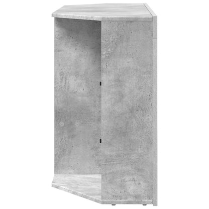 Mobile TV LED Angolare 100x40x68cm Grigio cemento | homemem39