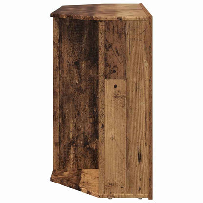 Mobile TV LED Angolare 100x40x68cm Legno vecchio | homemem39