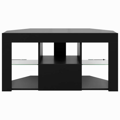 Mobile TV LED Angolare 100 x 40 x 50 cm Nero | homemem39