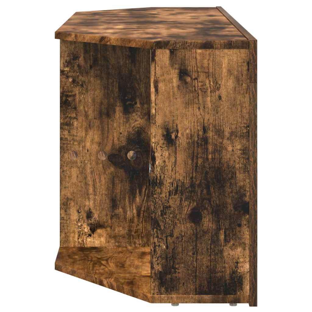 Mobile TV LED Angolare 100 x 40 x 50 cm Rovere fumé | homemem39