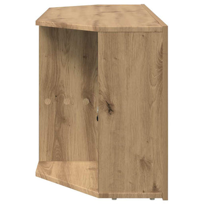 Mobile TV LED Angolare 100 x 40 x 50 cm Rovere artigianale | homemem39