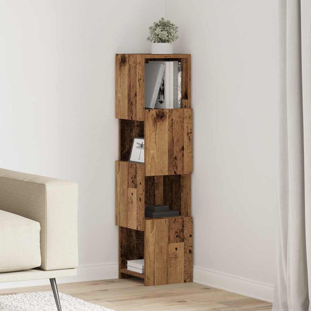 Mobile angolare 25,5x25x102cm Legno ingegnerizzato | homemem39