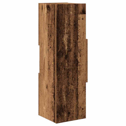 Mobile angolare 25,5x25x80cm Legno ingegnerizzato Legno vecchio | homemem39