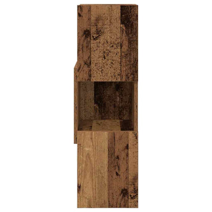 Mobile angolare 25,5x25x80cm Legno ingegnerizzato Legno vecchio | homemem39