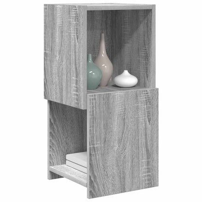 Mobile angolare 30,5x30x65cm Legno ingegnerizzato Grigio Sonoma - homemem39
