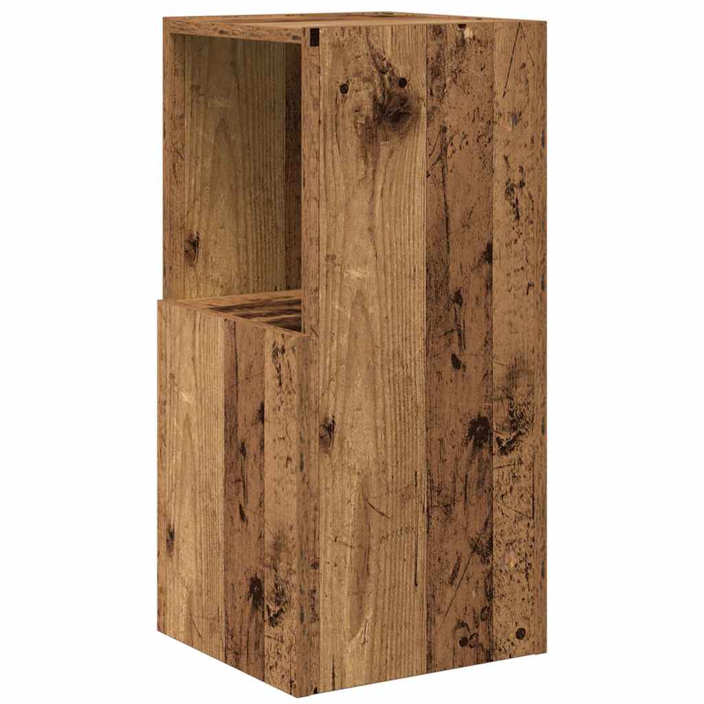 Mobile angolare 30,5x30x65cm Legno ingegnerizzato Legno vecchio | homemem39
