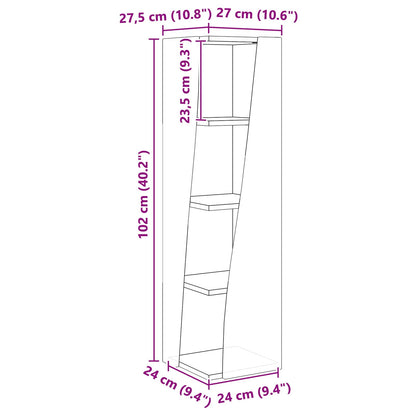 Mobile angolare 27,5x27x102cm Legno ingegnerizzato | homemem39