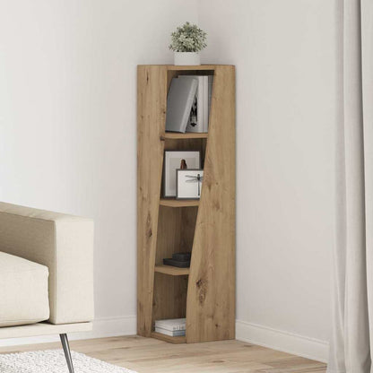 Mobile angolare Rovere artigianale 27,5x27x102cm | homemem39