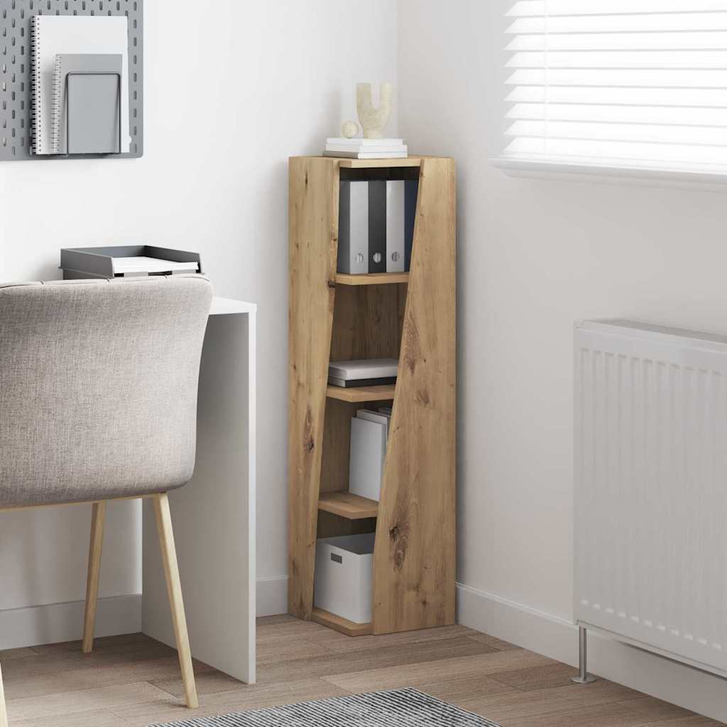 Mobile angolare Rovere artigianale 27,5x27x102cm | homemem39