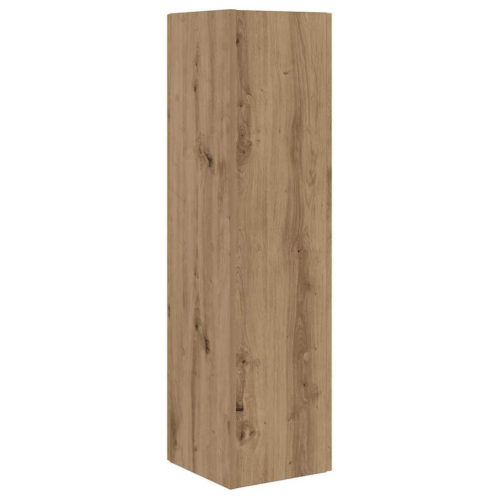 Mobile angolare Rovere artigianale 27,5x27x102cm | homemem39