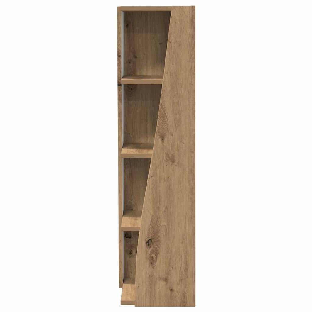 Mobile angolare Rovere artigianale 27,5x27x102cm | homemem39