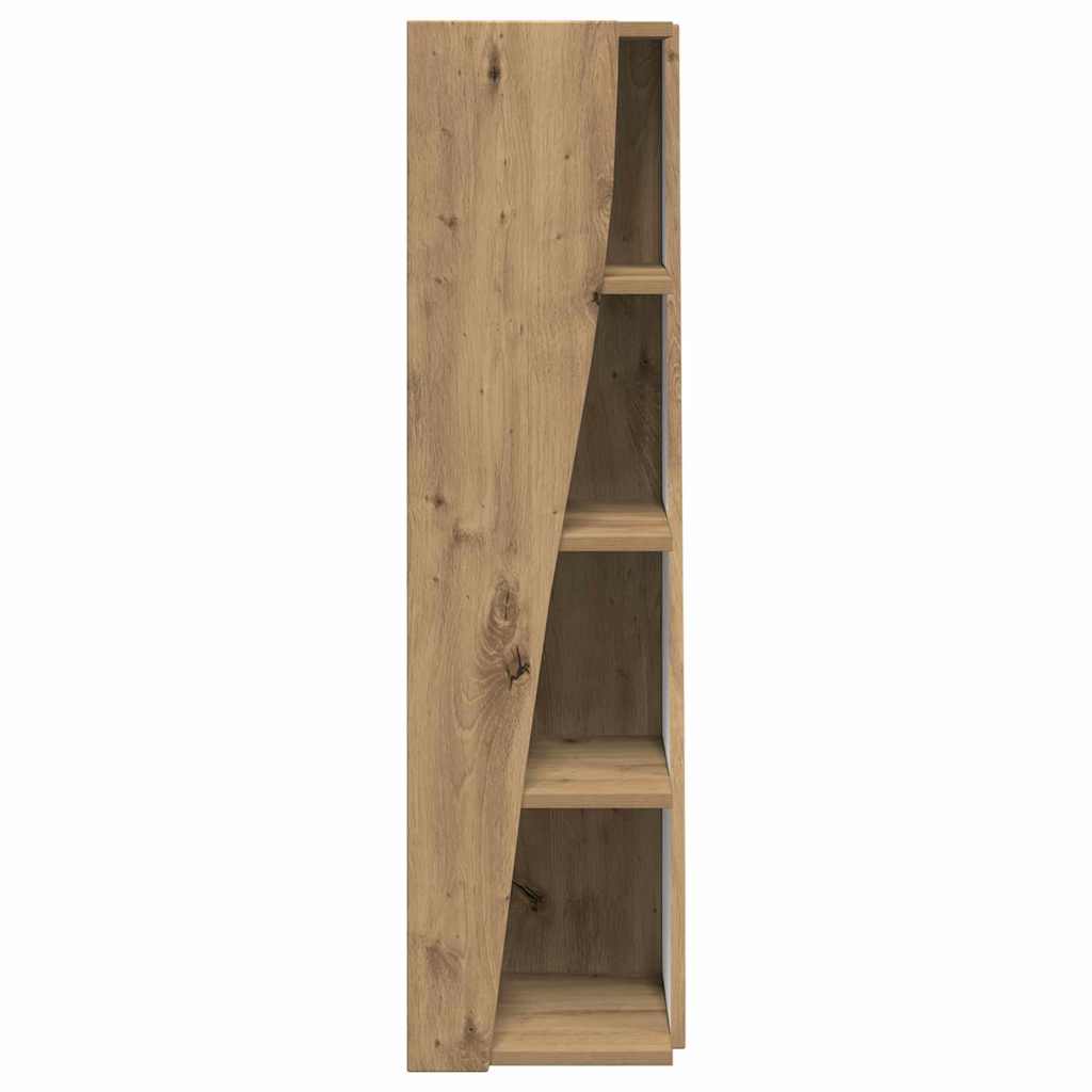 Mobile angolare Rovere artigianale 27,5x27x102cm | homemem39