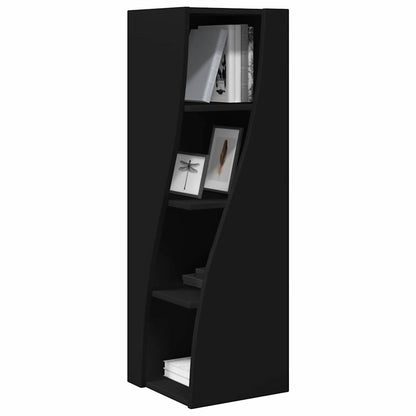 Mobile angolare Nero 32x32x102cm Legno multistrato | homemem39