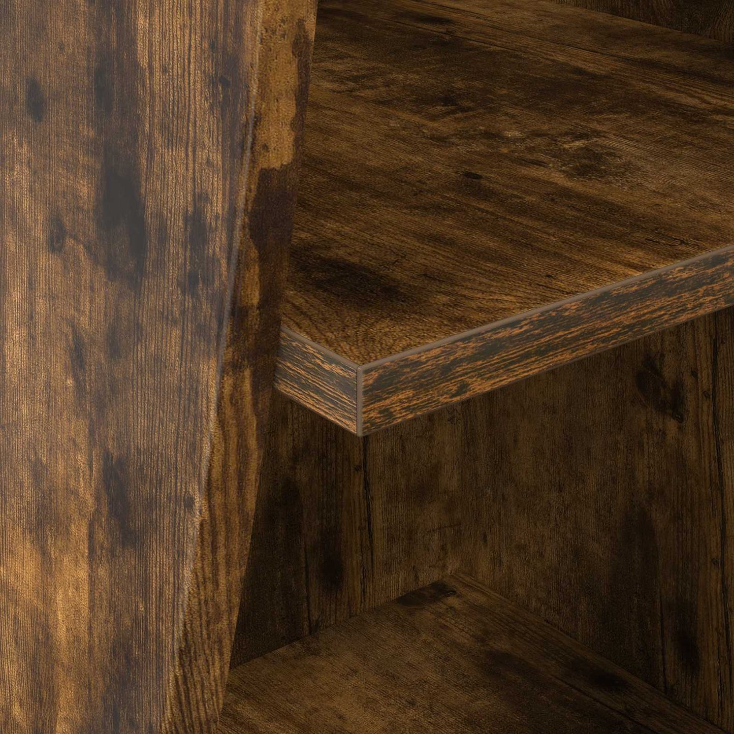 Mobile angolare Rovere fumé 32x32x102cm Legno multistrato