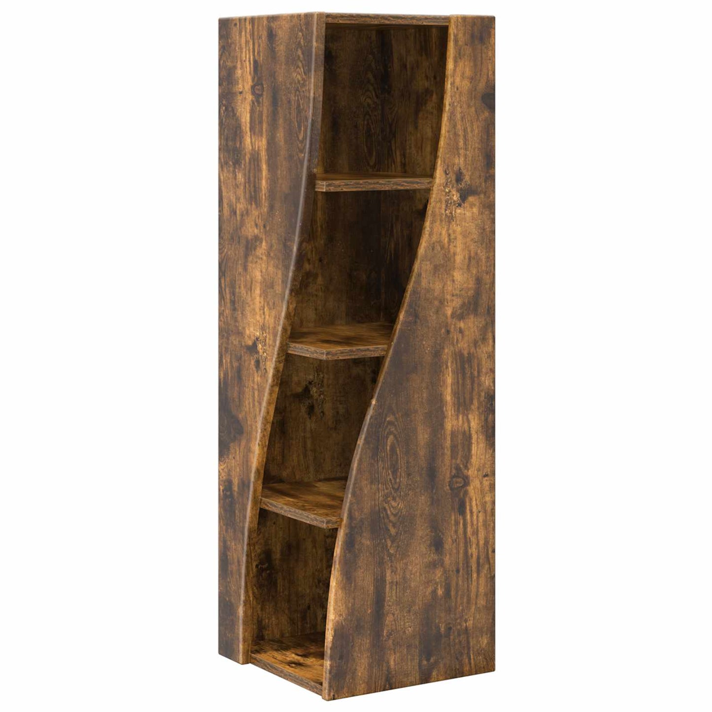 Mobile angolare Rovere fumé 32x32x102cm Legno multistrato