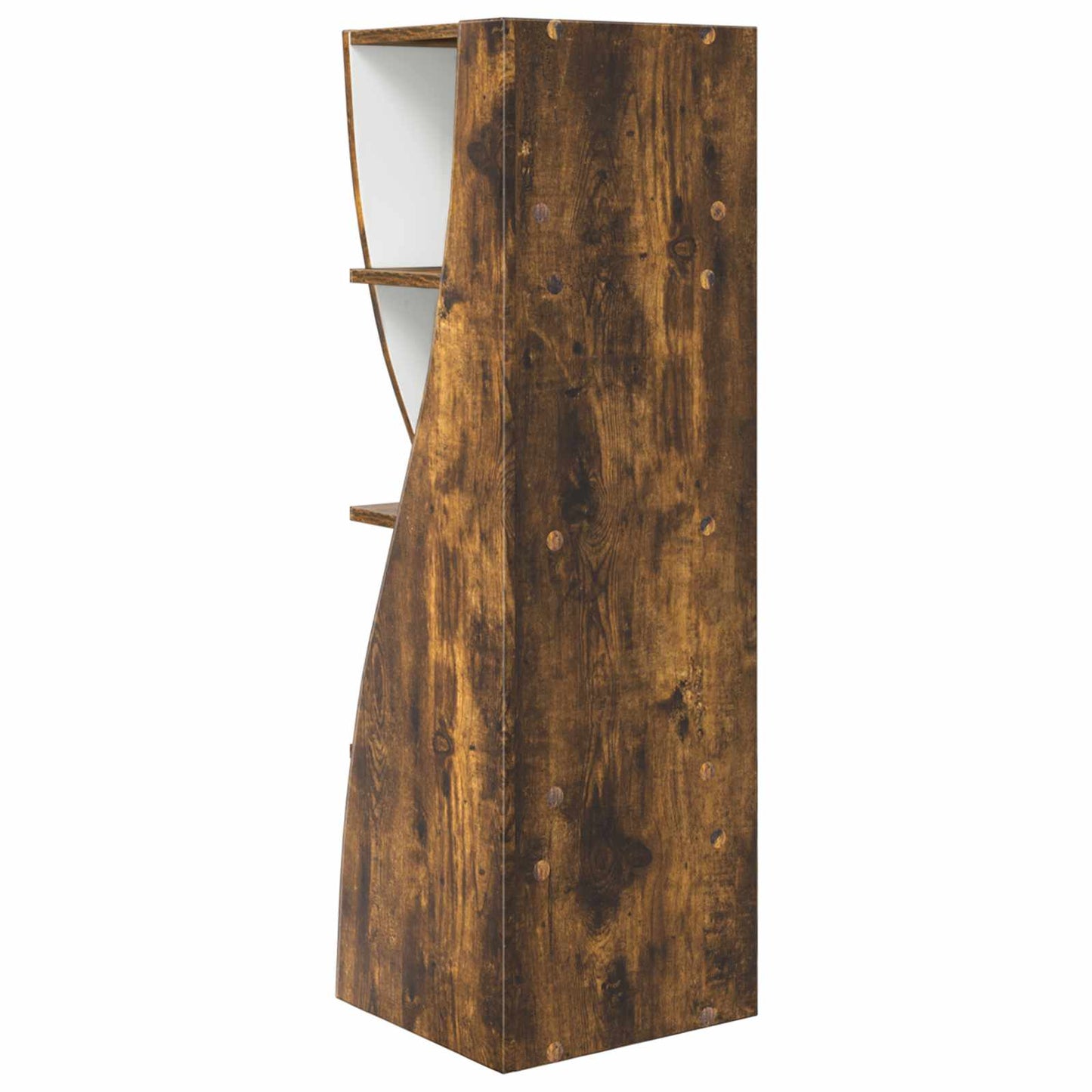 Mobile angolare Rovere fumé 32x32x102cm Legno multistrato