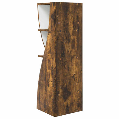 Mobile angolare Rovere fumé 32x32x102cm Legno multistrato