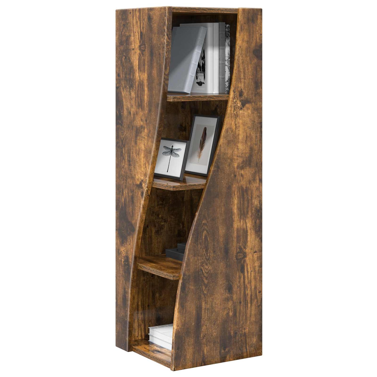 Mobile angolare Rovere fumé 32x32x102cm Legno multistrato
