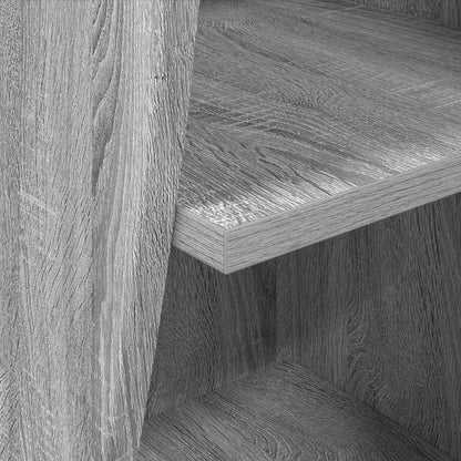 Mobile angolare Grigio Sonoma 32x32x102cm Legno multistrato | homemem39