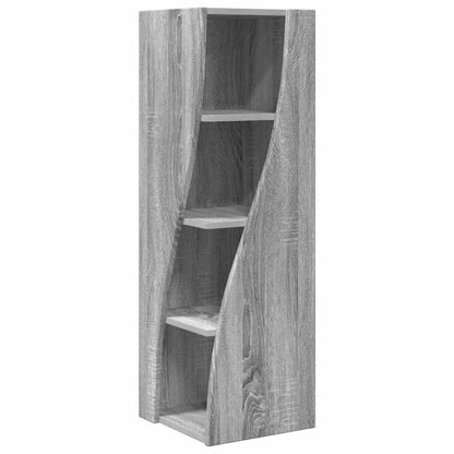 Mobile angolare Grigio Sonoma 32x32x102cm Legno multistrato | homemem39
