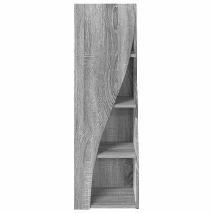 Mobile angolare Grigio Sonoma 32x32x102cm Legno multistrato | homemem39