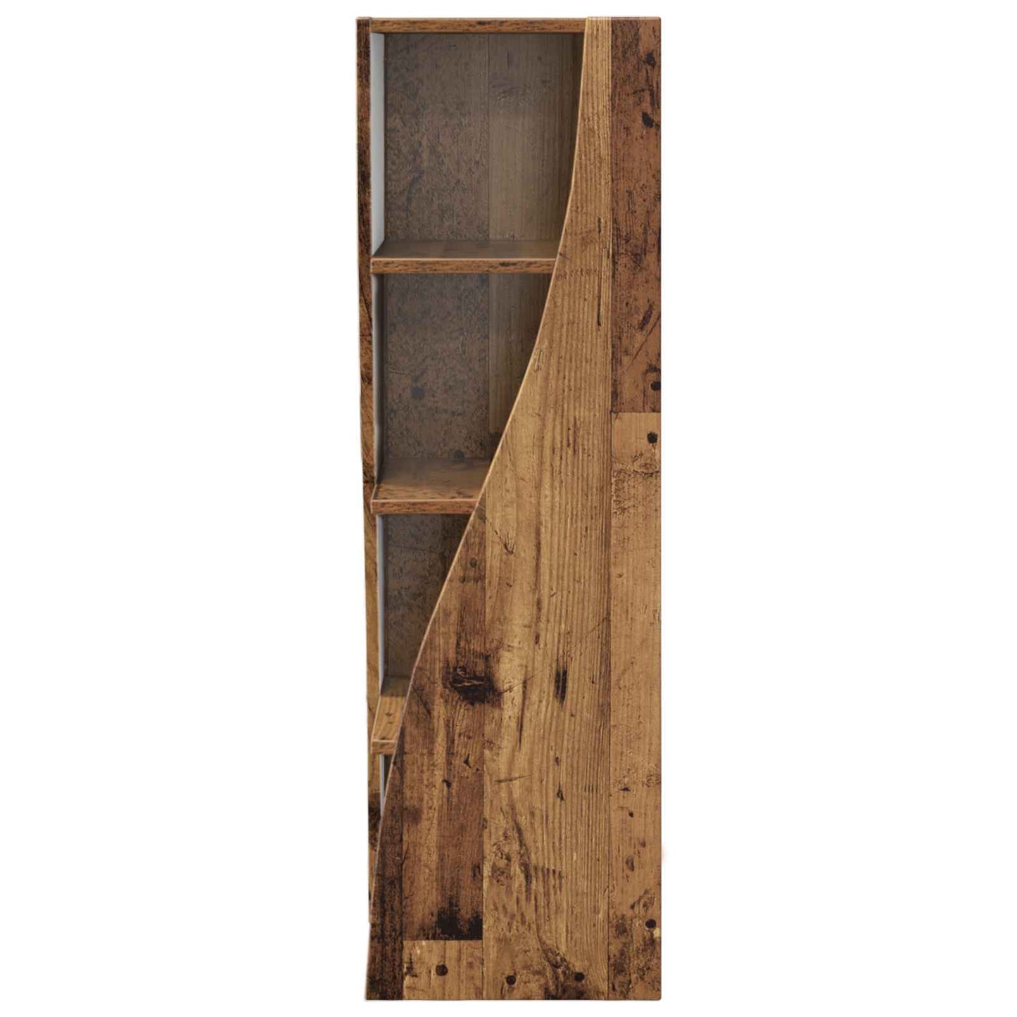 Mobile angolare 32x32x102cm Legno ingegnerizzato Legno vecchio