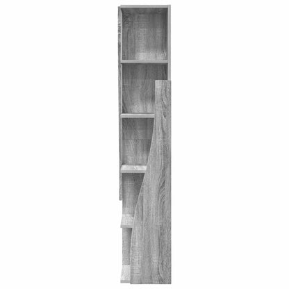 Mobile angolare Grigio Sonoma 27,5x27x140cm Legno multistrato | homemem39
