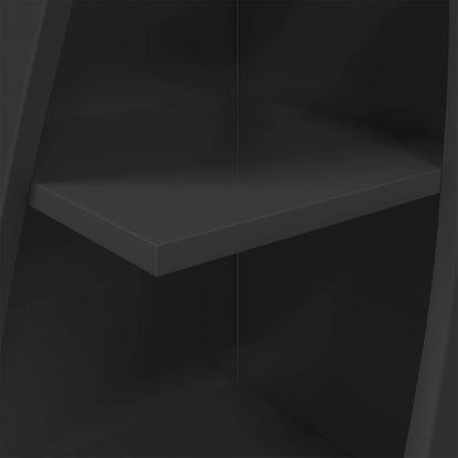 Mobile angolare 32x32x140cm Legno ingegnerizzato Nero | homemem39