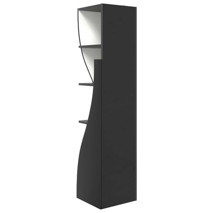 Mobile angolare 32x32x140cm Legno ingegnerizzato Nero | homemem39