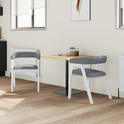 Sedie da pranzo 2 pcs Bianco 54 x 57 x 73 cm