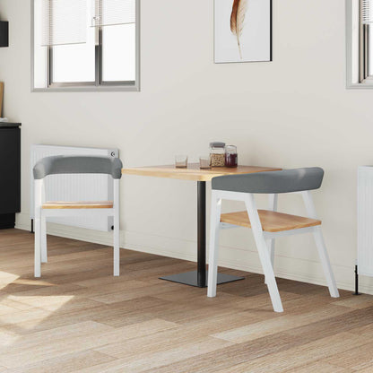 Sedie da pranzo 2 pcs Bianco 54 x 57 x 73 cm