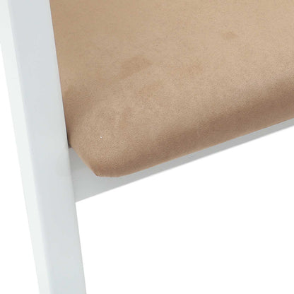 Sedie da pranzo 2 pcs Bianco 54 x 57 x 73 cm