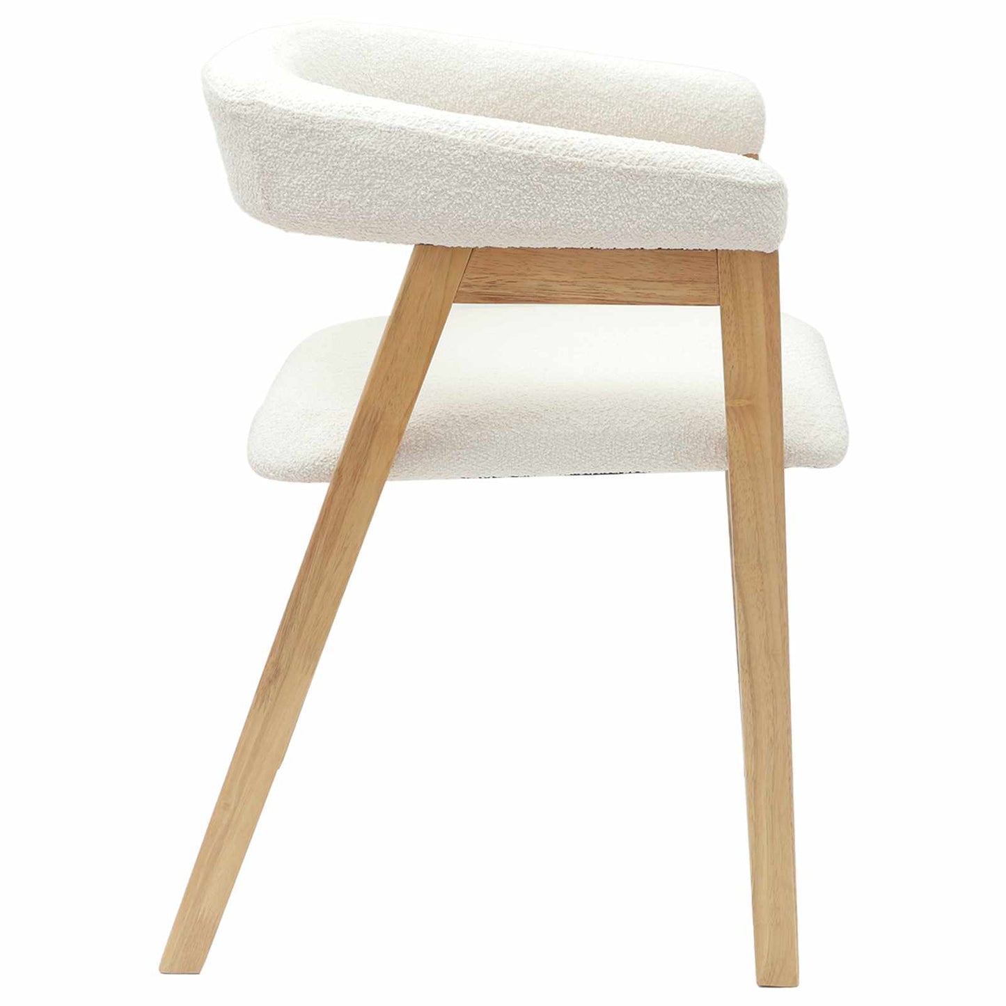 Sedie da pranzo 2 pcs Naturale 54 x 57 x 73 cm