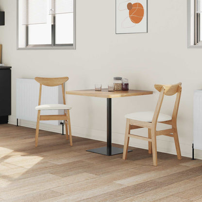 Sedie da pranzo 2 pcs Naturale 42 x 47.5 x 81 cm