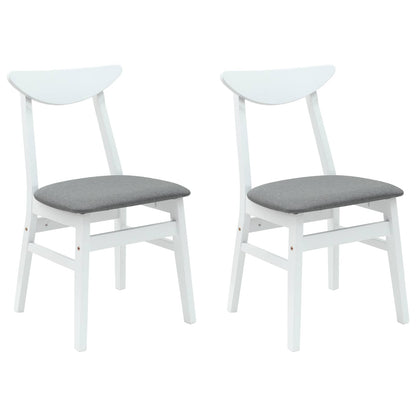 Sedie da pranzo 2 pcs Bianco 42 x 47.5 x 81 cm